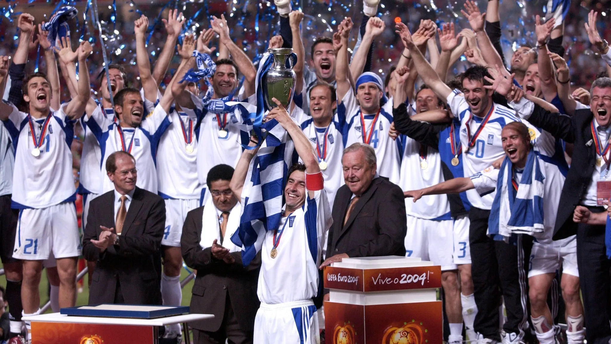 Greece defy all odds to become 2004 Euro Champions - SportzPoint