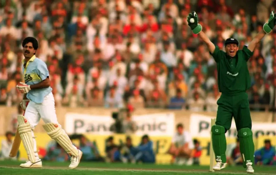 Dave Richardson celebrating after stumping Kris Srikkanth during the 1992 SA vs IND ODI series  Image - PA