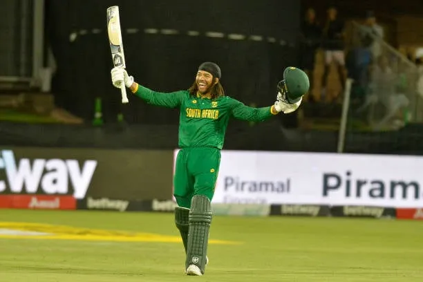 Tony de Zorzi scores his maiden ODI Century during the SA vs IND 2nd ODI match.  Getty Images