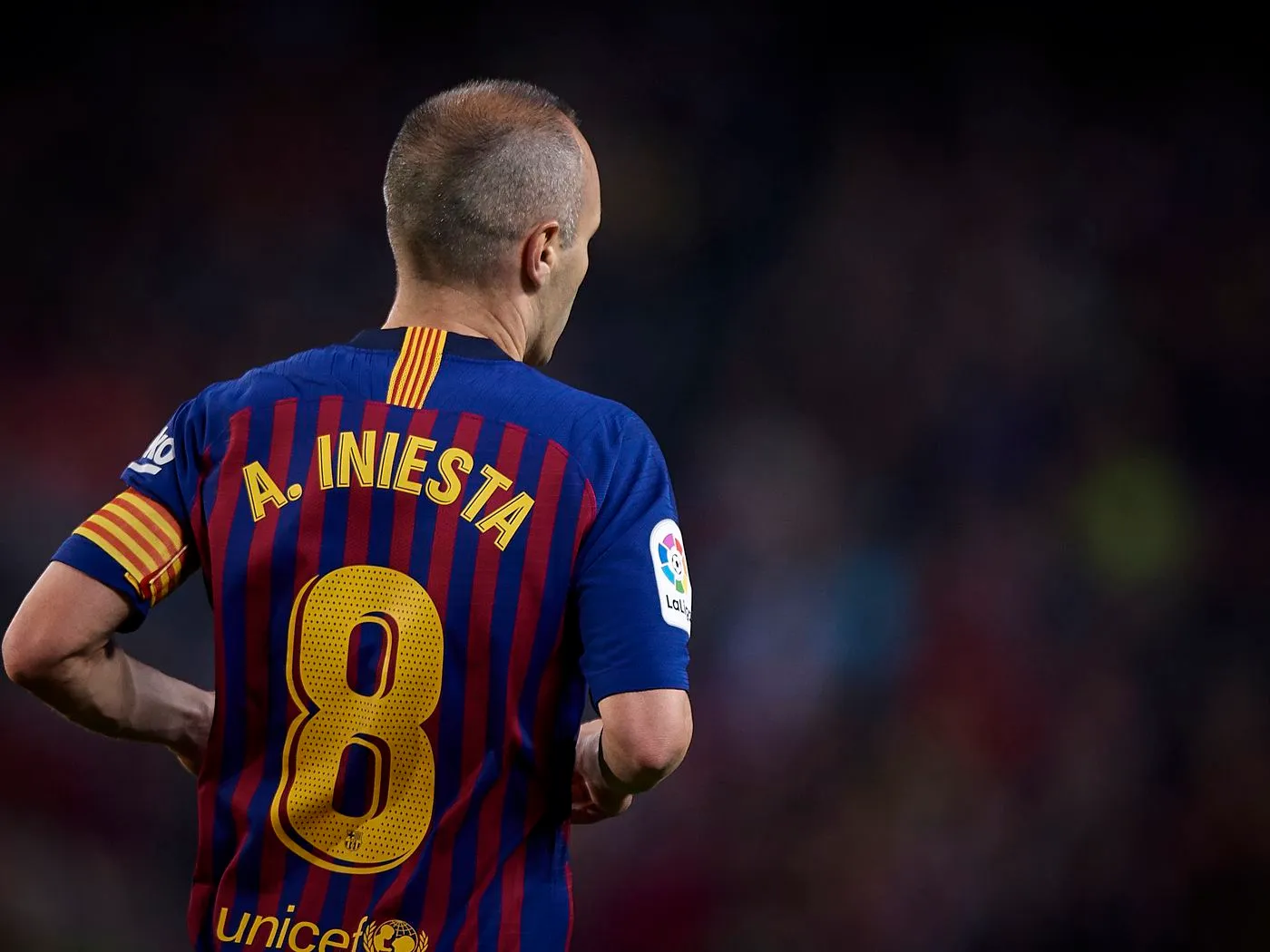 Ex-Barcelona captain and legendary midfielder wore the iconic number 8 football jersey | SportzPoint