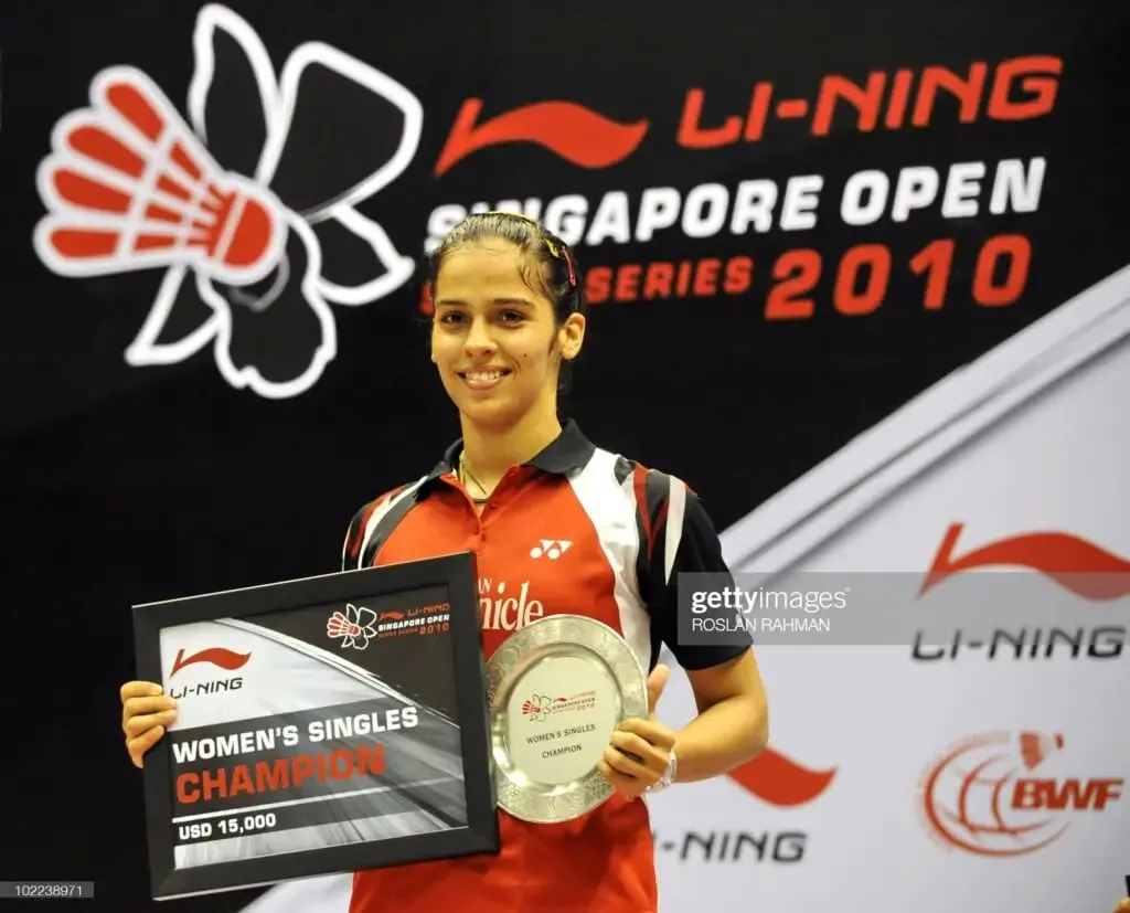 Saina Nehwal - The first Indian to win the Singapore Open in 2010 | Indian Badminton News | Sportz Point