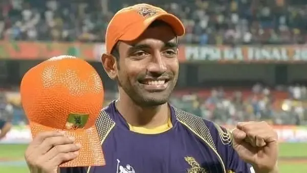 Robin Uthappa became the IPL Orrange Cap winner in 2014 | Sportzpoint