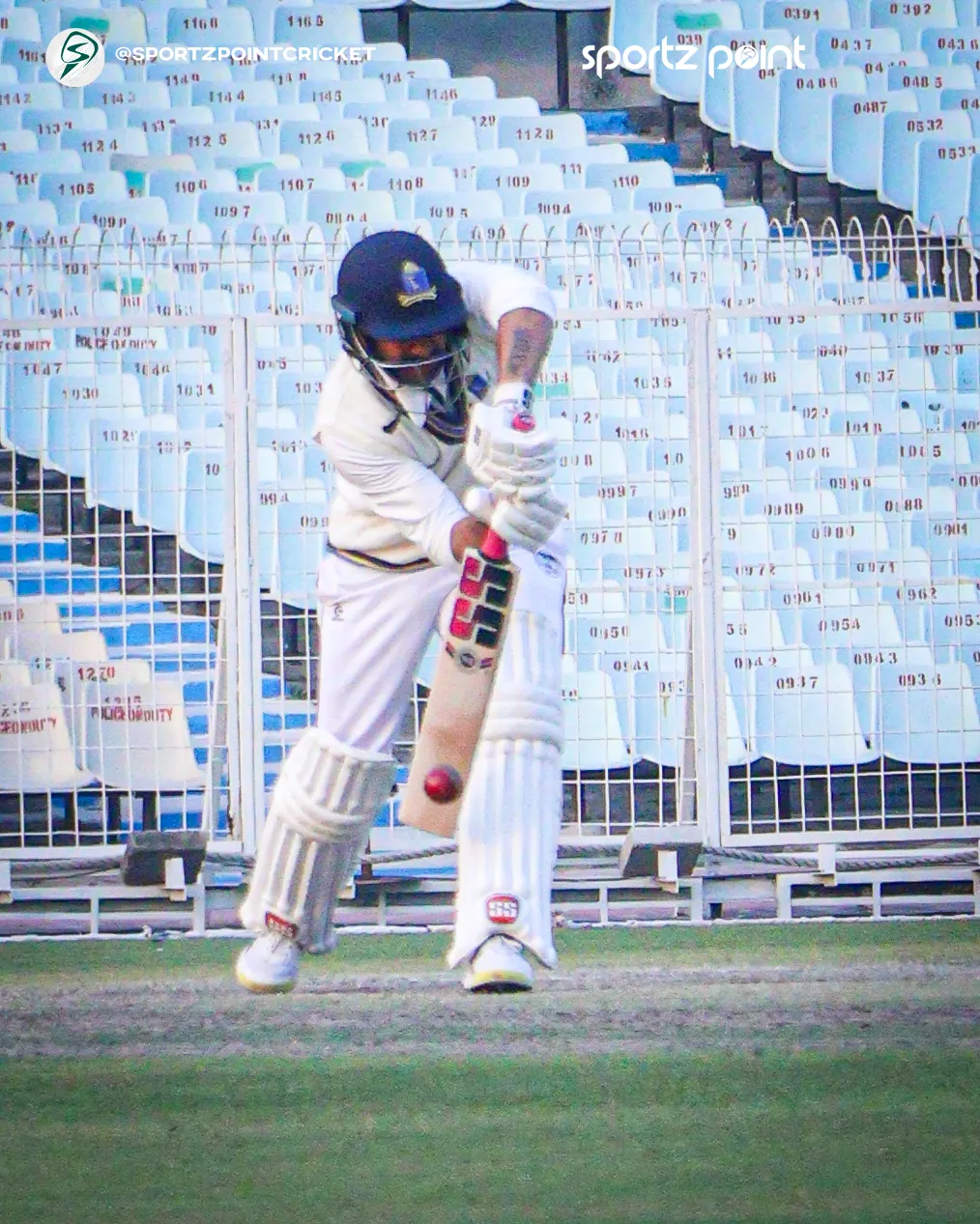 Manoj Tiwary batting in a club game in CAB First-Division League for Barisha Sporting Club at Eden Gardens.  