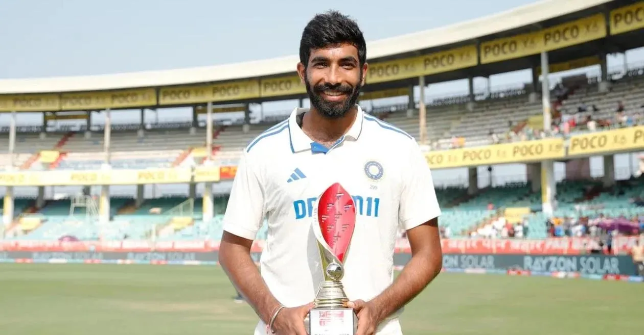 Bumrah, who finished with 9 wickets in all in IND vs ENG second Test, was named the player of the match for his standout performance. Image- Cricket Times  