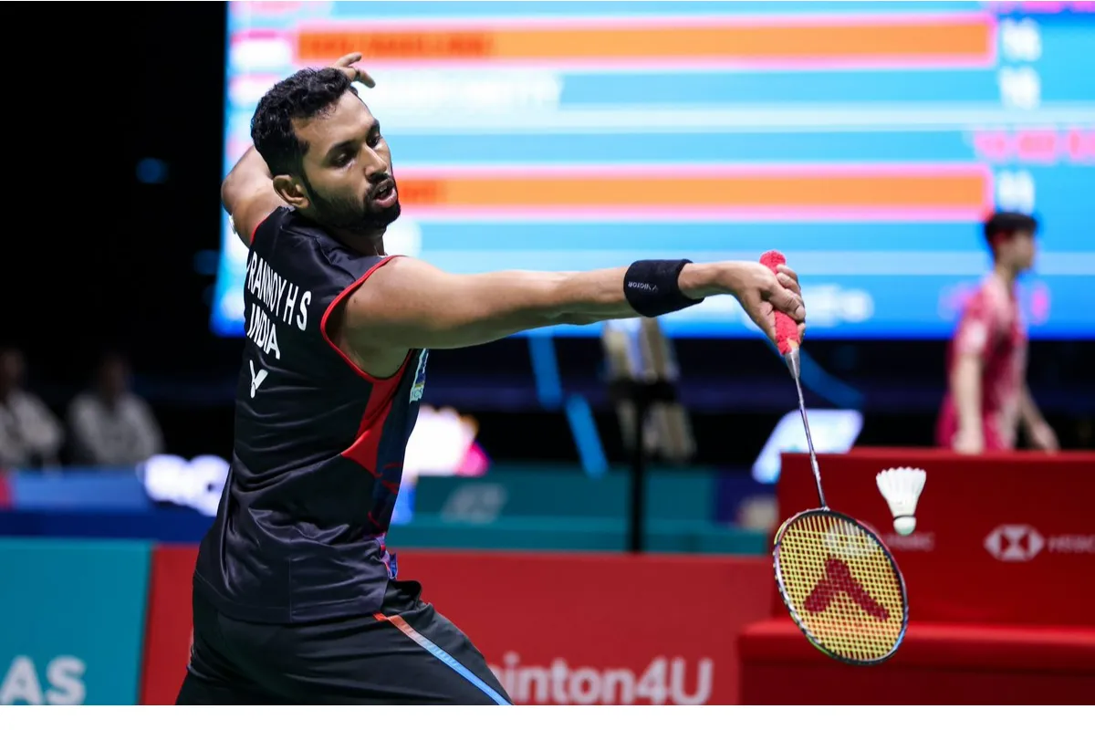 HS Prannoy enters second round of India Open 2024. Image- Rediff.com  