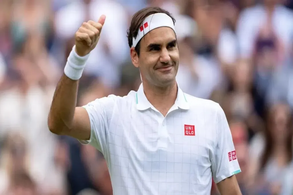 Roger Federer in action | SportzPoint