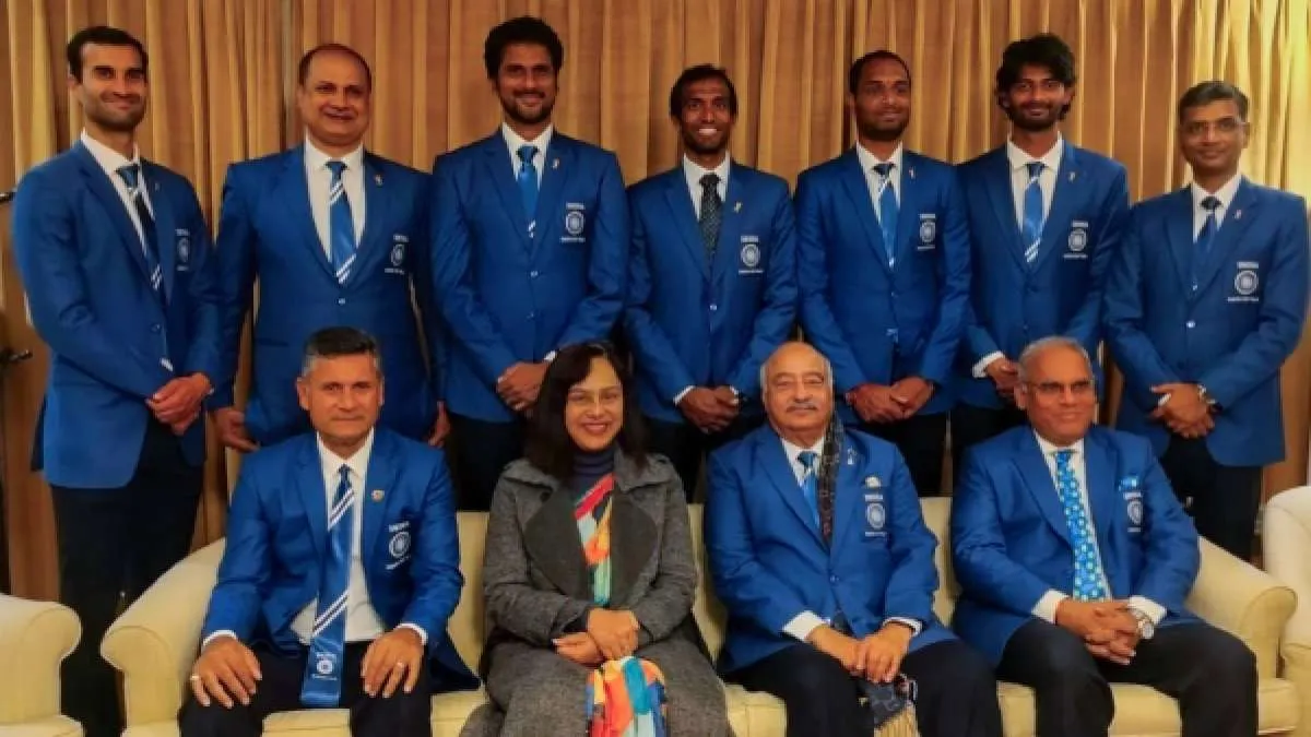 Confident India eyes victory in Pakistan's grass court challenge in the Davis Cup 2024. Image- myKhel  