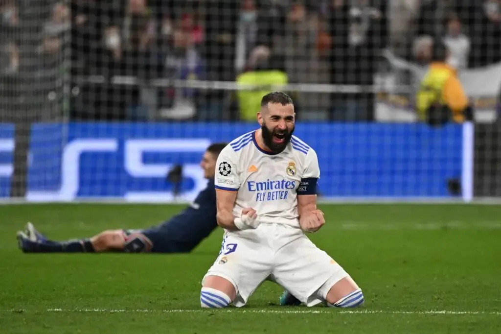 UCL 2021-22: Benzema scored hattrick. | Sportz Point.