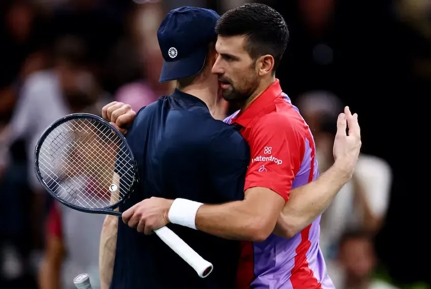 Novak Djokovic rallied from a set down to defeat the flying Dutchman. Image- SaltWire  