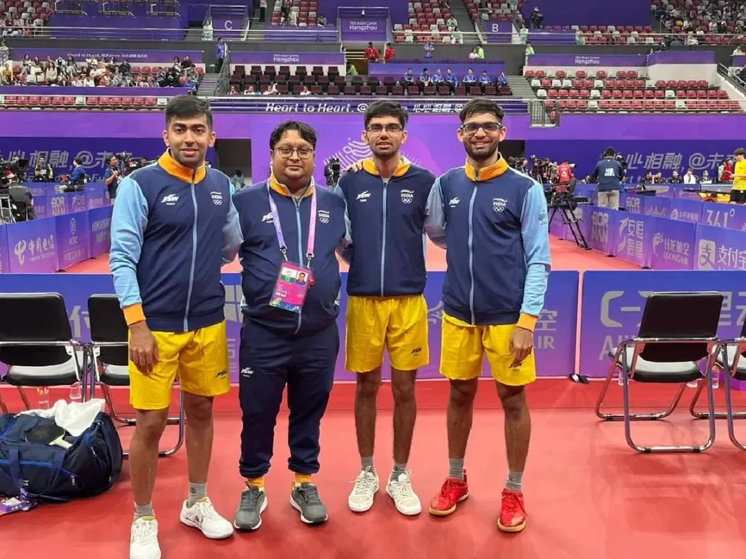 Asian Games 2023: Indian men's & women's table tennis teams enter pre-quarterfinals with 3-0 wins | Sportz Point