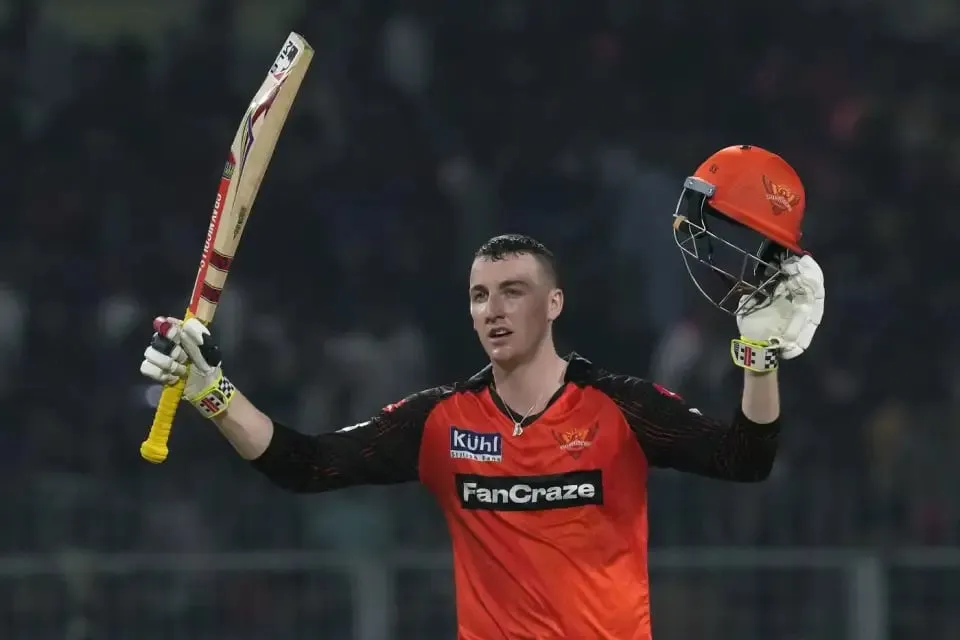 KKR vs SRH: Harry Brook celebrates his maiden IPL hundred | Sportz Point