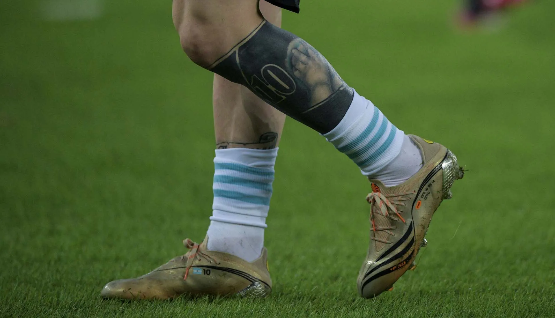 Messi wears the Adidas X Speedflow football boots in matches | SportzPoint