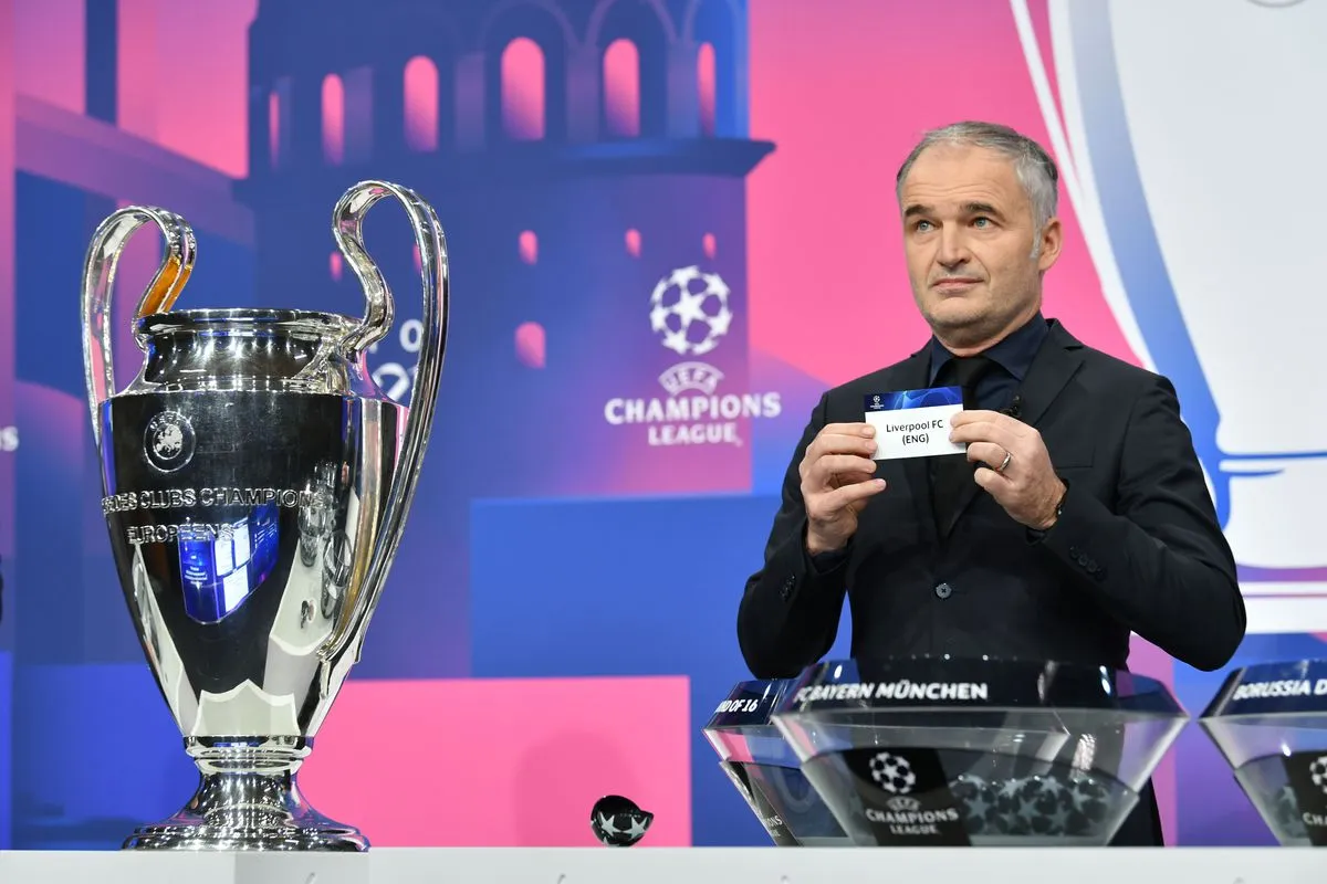 Champions League last-16 draw - Sportz Point