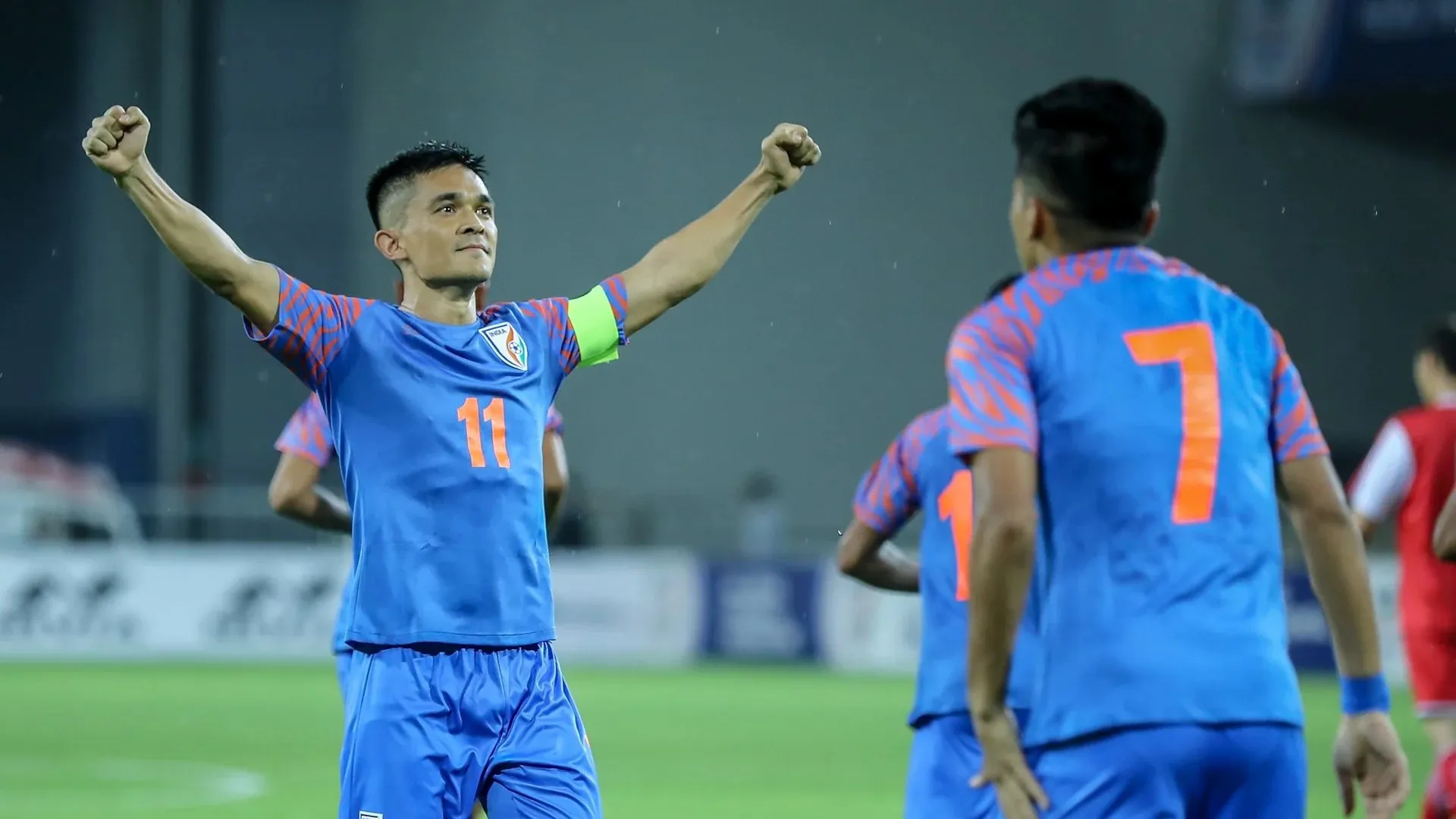 Sunil Chhetri will lead a full-strength Indian squad in the Merdeka Cup 2023 semifinal. Image- Olympics.com  