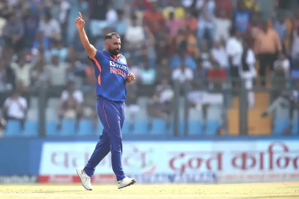 Mohammed Shami took 3 wickets in the first match of the INDvAUS ODI series. 17 March, 2023 | Sportz Point