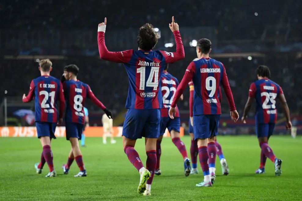 JoÃ£o FÃ©lix scored his first goal for Barcelona since September 2023 against FC Porto in Champions League.  Image | FCB