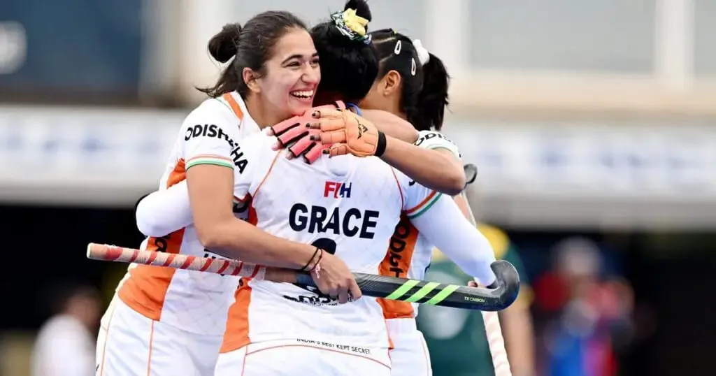 Women's FIH Nations Cup 2022: Indian women's hockey team's third consecutive win, beat South Africa 2-0 | Sportz Point