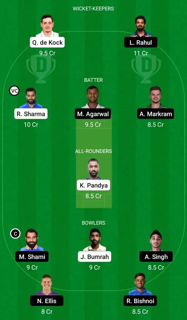 MI Vs PBKS Dream11 Fantasy team | SportzPoint.com