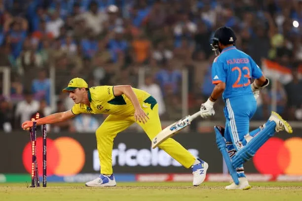 Kuldeep got run out on the last delivery  Getty Images