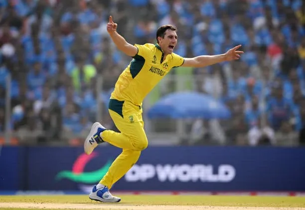 Pat Cummins gets the important wicket of Iyer  Getty Images