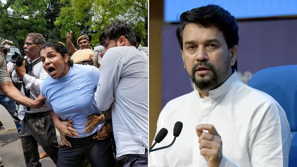 Wrestlers' Protest: Wrestlers agreed to talk with Union Sports Minister Anurag Thakur | Sportz Point