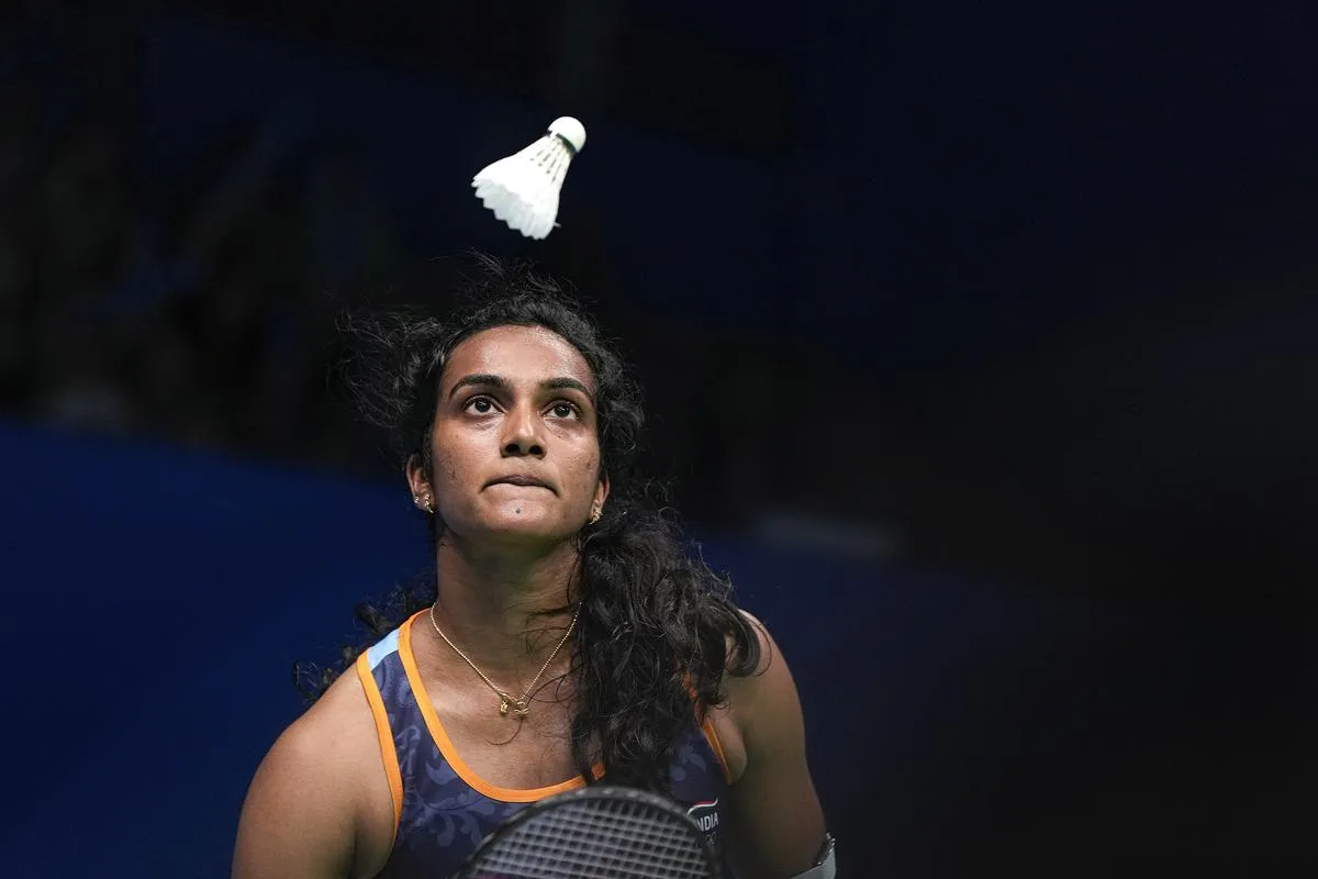 PV Sindhu has ruled herself out for a 'few weeks' as she came up with an update about her troubled left knee. Image- Sportstar - The Hindu  