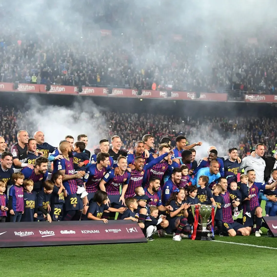 Trophies won by FC Barcelona | 2019 la liga | Sportz Point. 