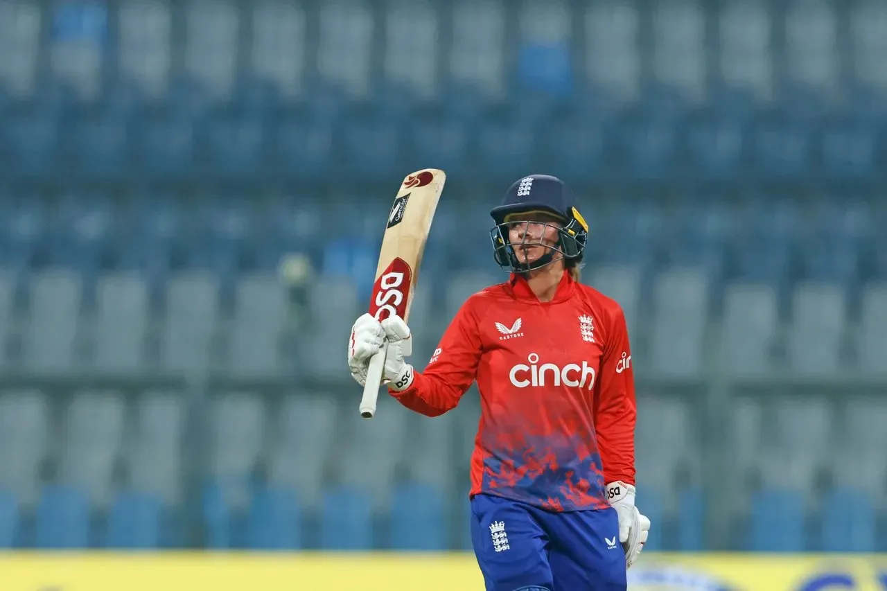 Danni Wyatt  completed her fifty in just 34 balls  Image | BCCI