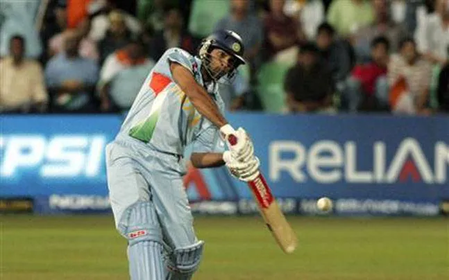 Yuvraj Singh hits six Sixes in an over | Most sixes in an over | SportzPoint.com