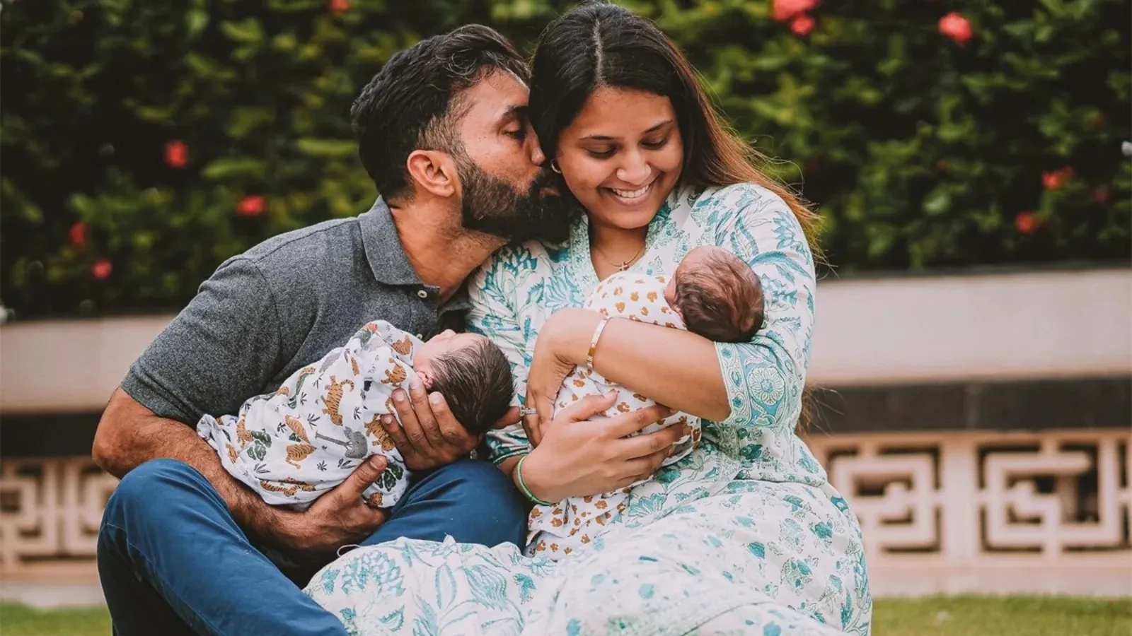 Dinesh and Dipika have two twin babies together.  