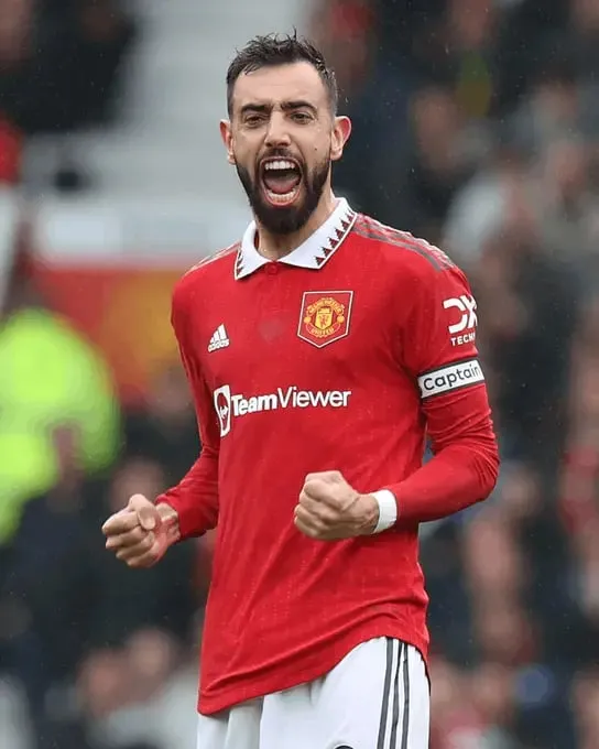 Man United vs Aston Villa: Bruno Fernandes after the goal | Sportz Point