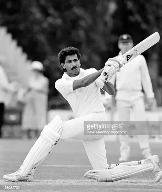 Ravi Shastri on his way to 100 at the Lord's in 1990 | SportzPoint