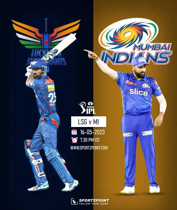 LSG vs MI Match no 63 of IPL 2023 at Lucknow | Sportzpoint