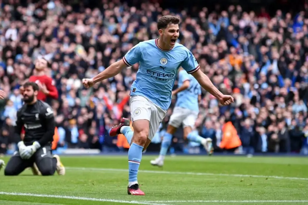 Man City vs Liverpool: Julian Alvarez with the equaliser |Sportz Point