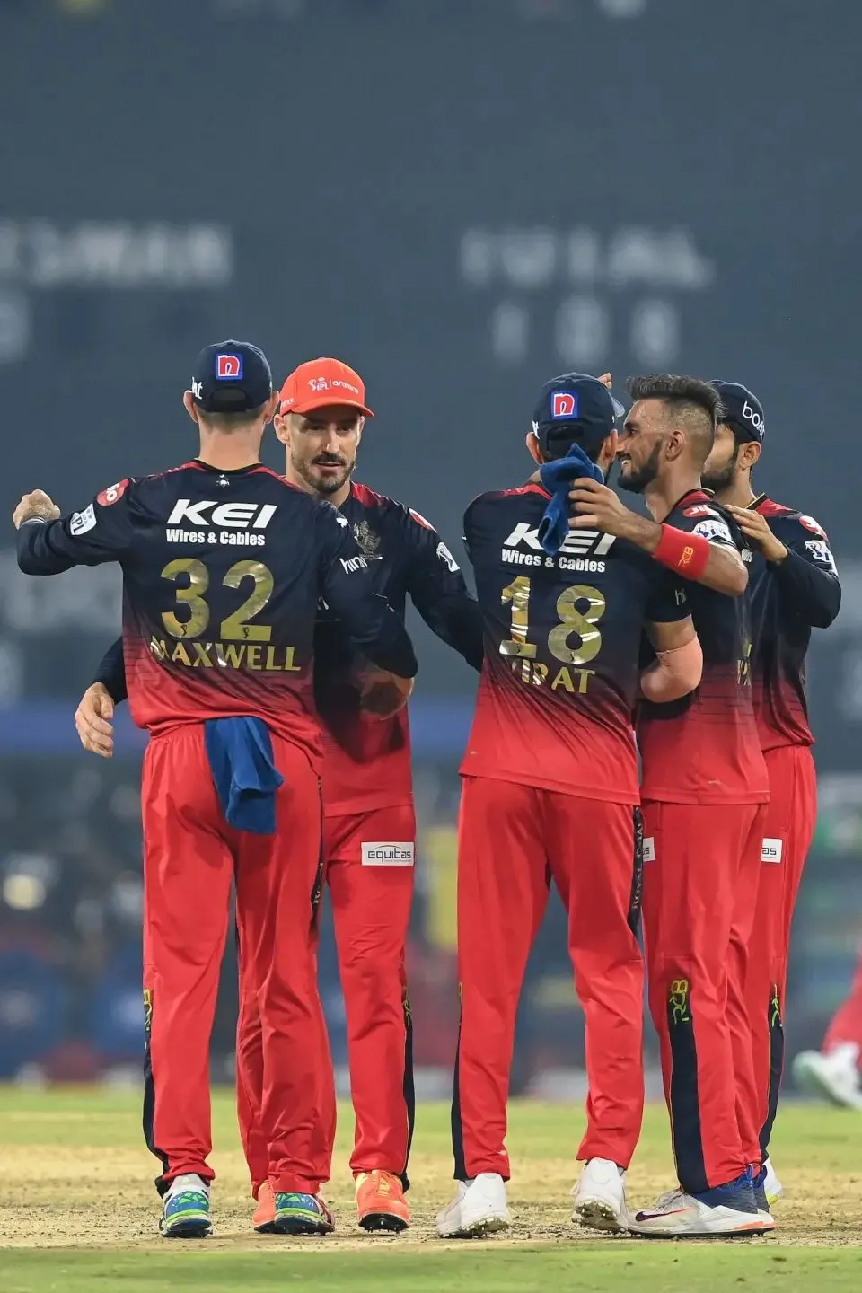 LSG vs RCB: The RCB players celebrate after the hard-fought win | Sportz Point