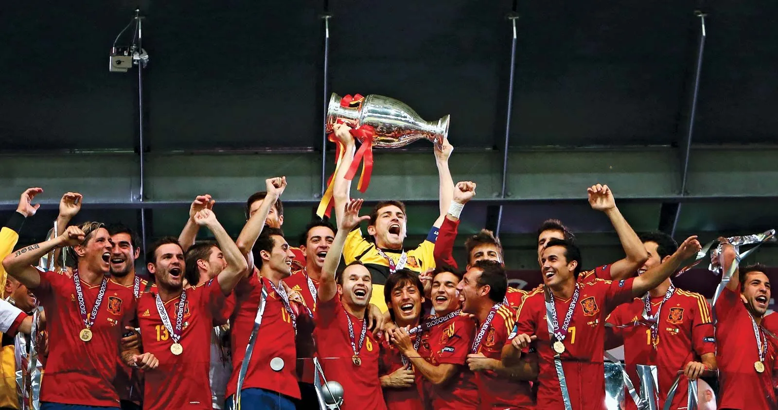 Consecutive two times Euro Cup winners (2008,2012) Spain - SportzPoint