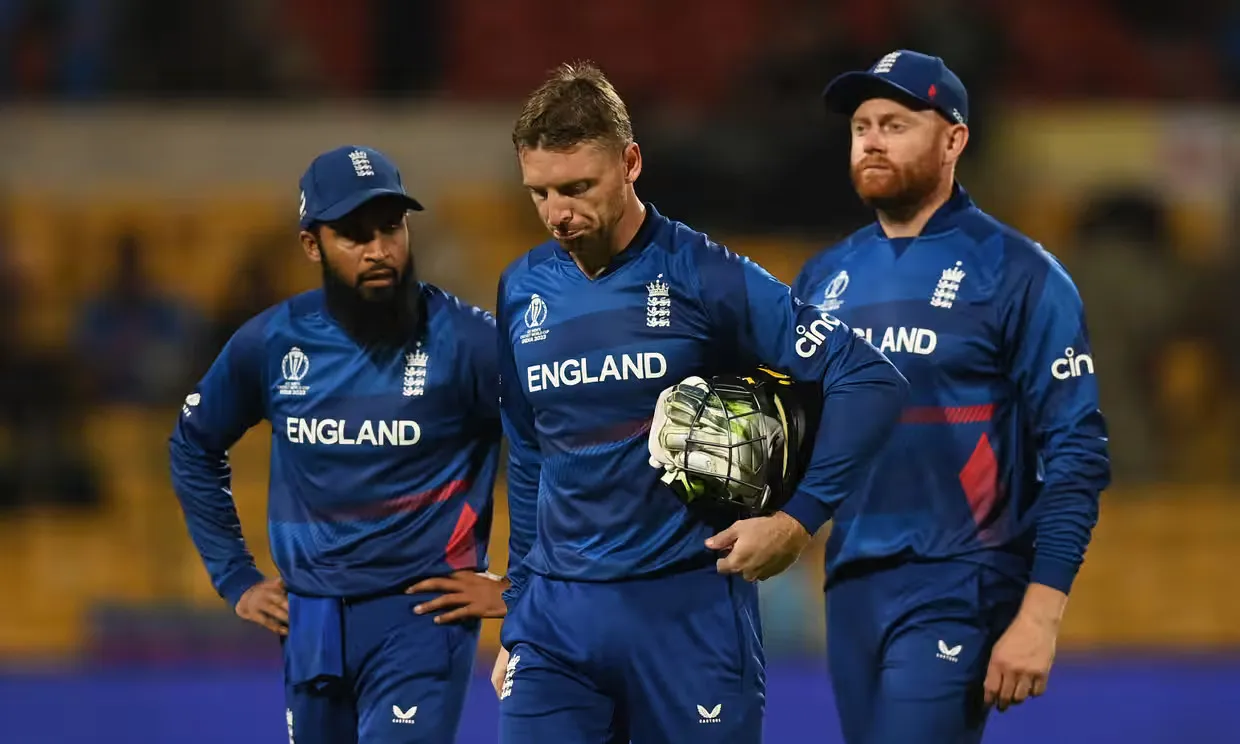 Heartbreaking scenes at Bengaluru as Adil Rashid, Buttler and Bairstow leave the field after an embarassing loss  Image - Getty