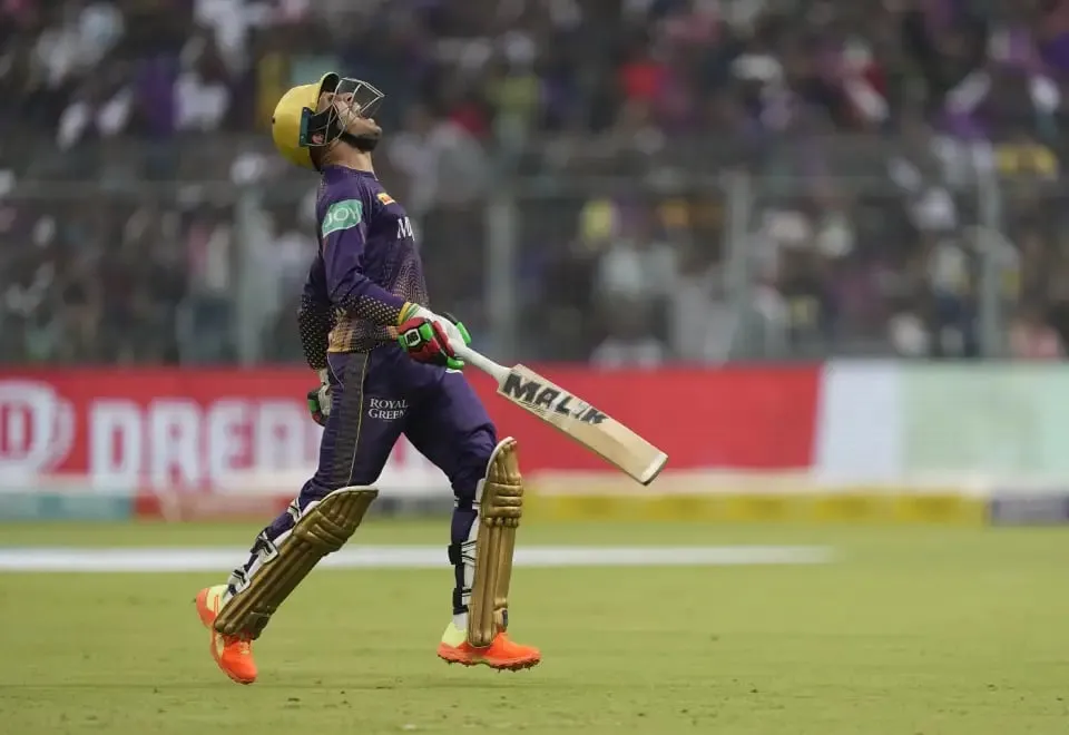 KKR vs GT: Rahmanullah Gurbaz celebrated after completing his fifty | Sportz Point