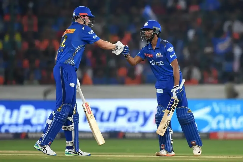 SRH vs MI: Cameron Green and Tilak Varma put together a half-century stand | Sportz Point