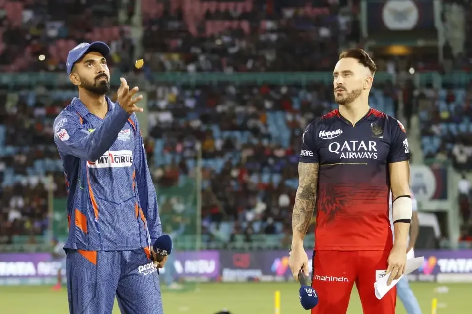 LSG vs RCB: Rahul & Faf during the toss | Sportz Point