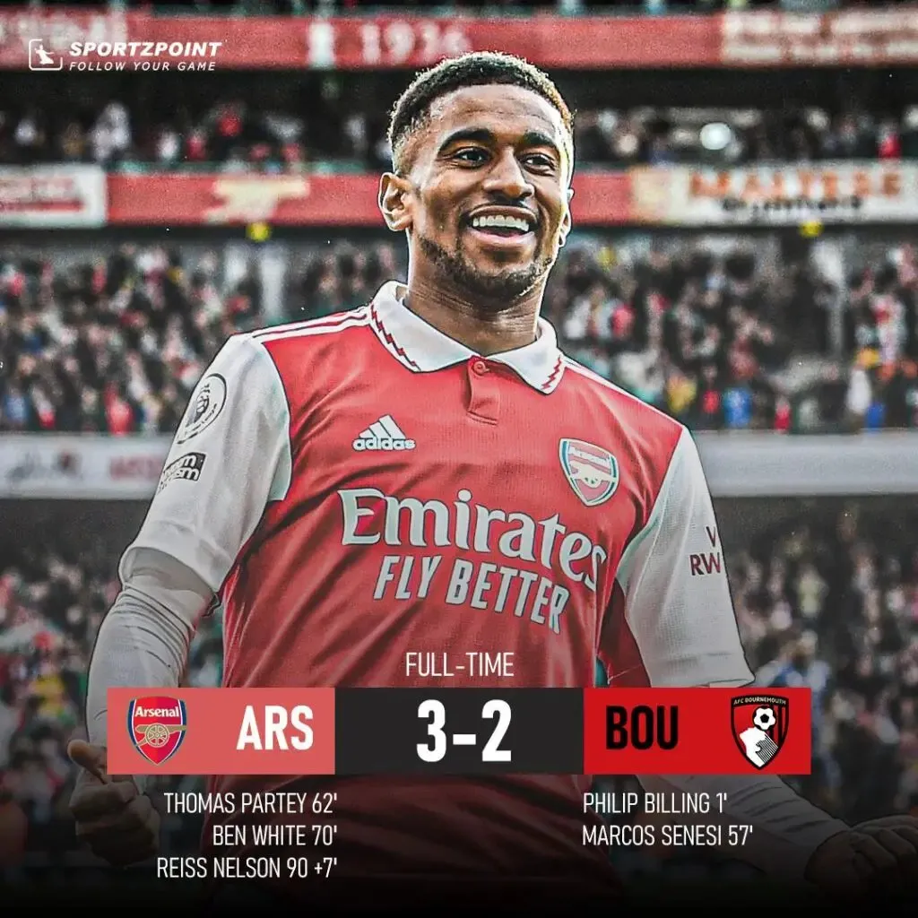 Arsenal vs Bournemouth: Final Scoreline | Sportz Point