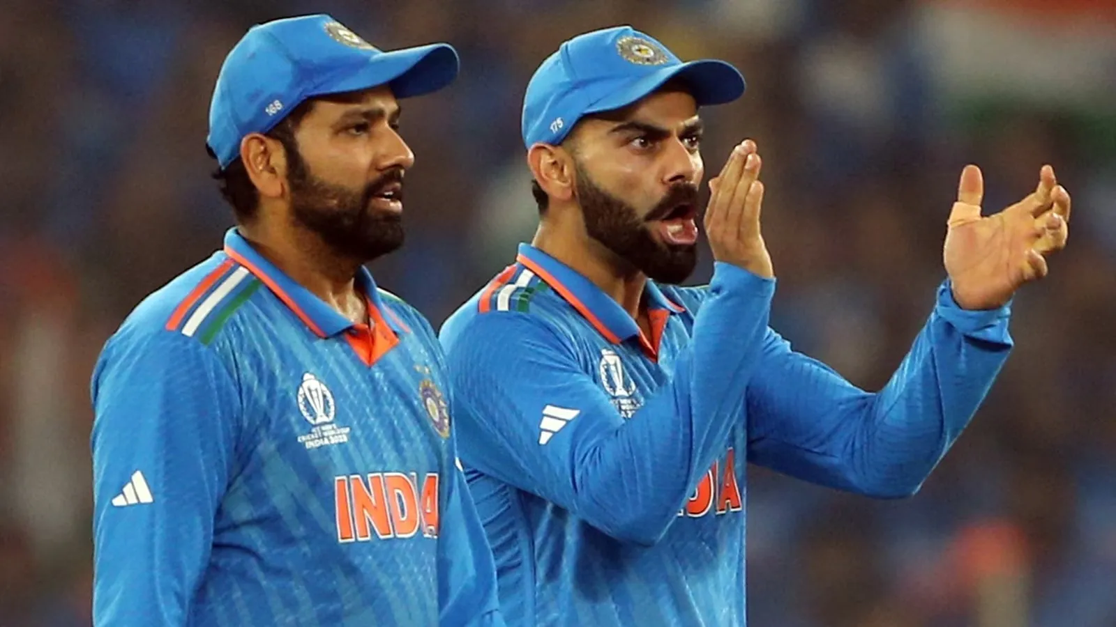 A lot is being reported on Rohit and Kohli's place in the team ahead of the ICC T20 World Cup 2024 in the West Indies and USA. Image- Hindustan Times  
