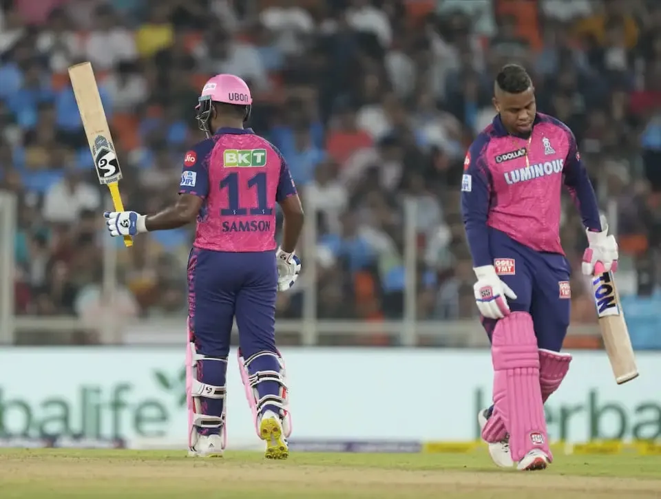 GT vs RR: Sanju Samson's fifty brought his team back into the game | Sportz Point