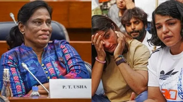 Wrestlers' Protest: IOA president PT Usha meets protesting wrestlers at Jantar Mantar | Sportz Point