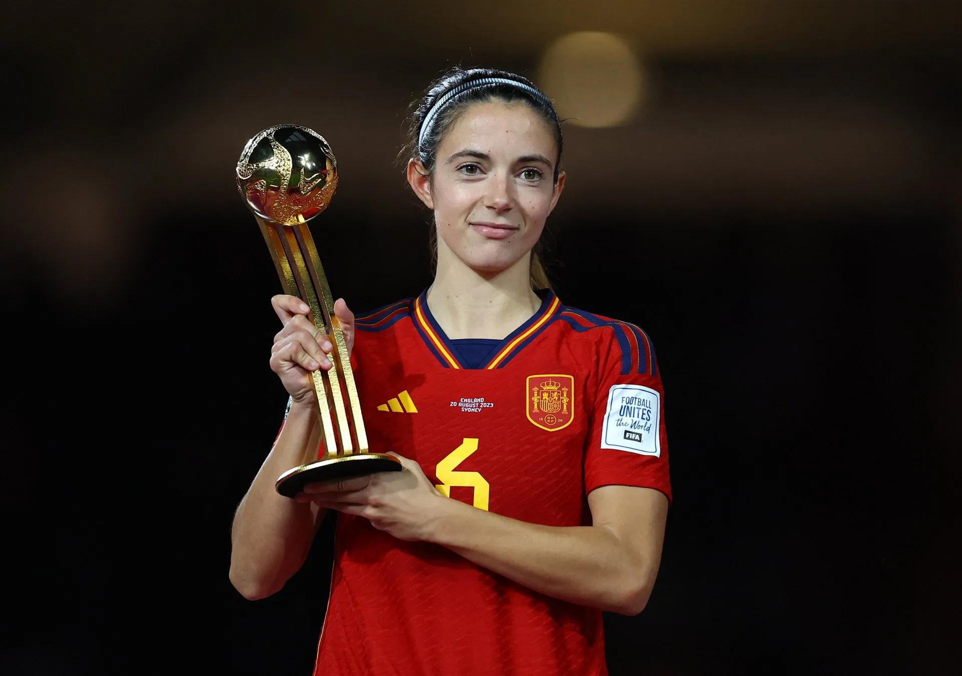 Aitana Bonmati with the Golden Ball of FIFA Women's World Cup 2023  Image: Reuters