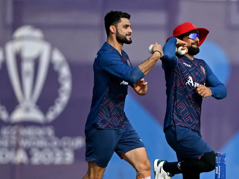 Naveen-ul-Haq has represented Afghanistan in the ODI World Cup 2023. Image- NDTV Sports  