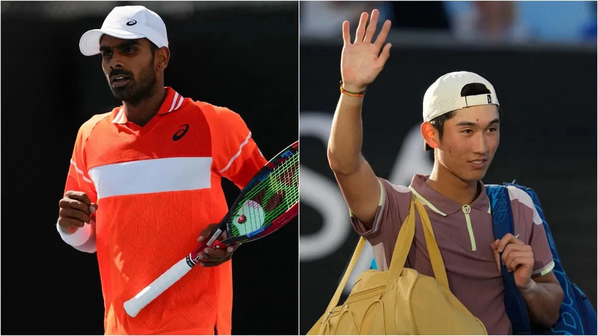 Sumit Nagal loses to Shang Juncheng as history-making Australian Open 2024 campaign ends in round 2. Image- News9live  