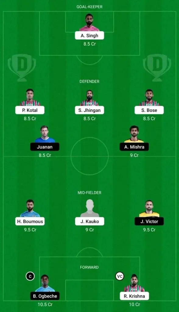 ATKMB vs Hyderabad FC: Dream11 Team Prediction | Sportz Point