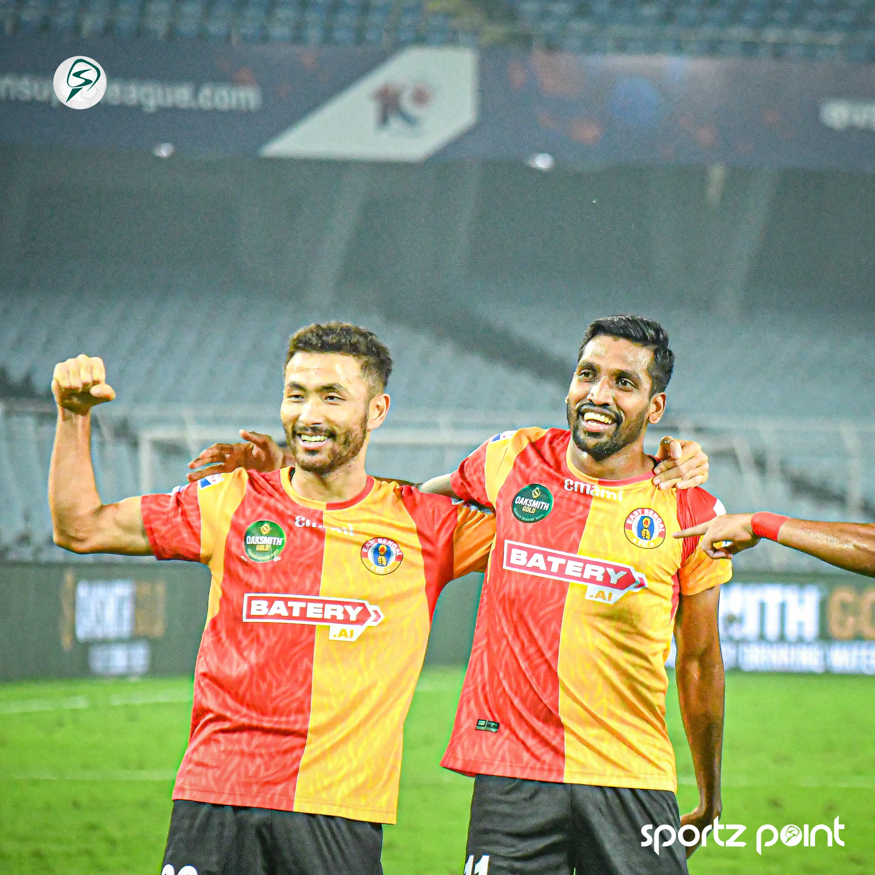 Nandha Kumar scores the 3rd East Bengal goal of the match  SportzPoint