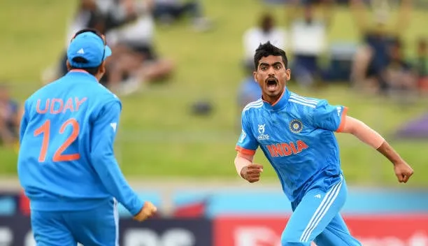 IND U19 vs AUS U19: Naman Tiwari gets his second wicket  Image - Getty